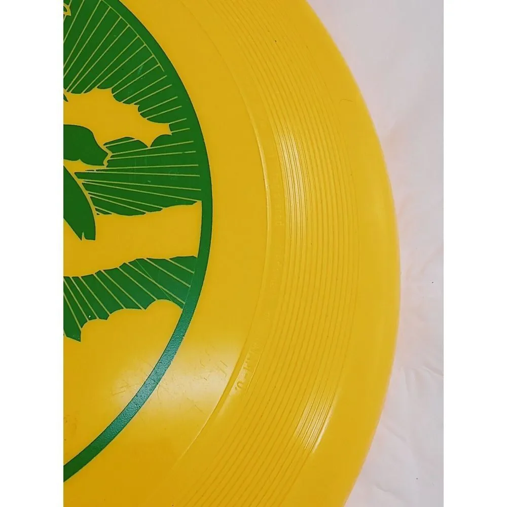 Wham-O Super Flyer Frisbee‎ 180 Grams, Color Yellow With Green Display